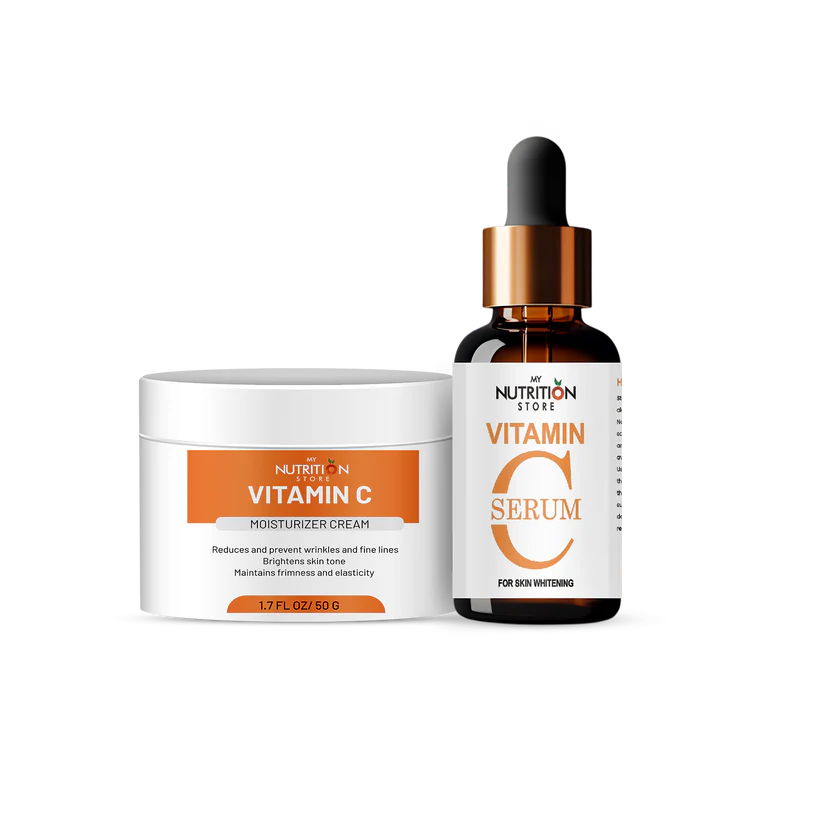 BUY THE VITAMIN C SERUM + CREAM TOGETHER GLOW STARTS TODAY
